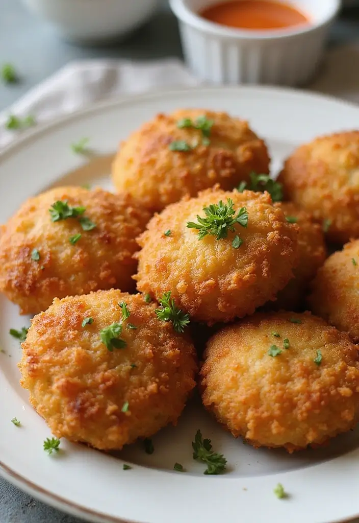 28 Hot Honey Feta Chicken Recipes That Are TikTok-Inspired & Yummy - 23. Hot Honey Feta Chicken Croquettes