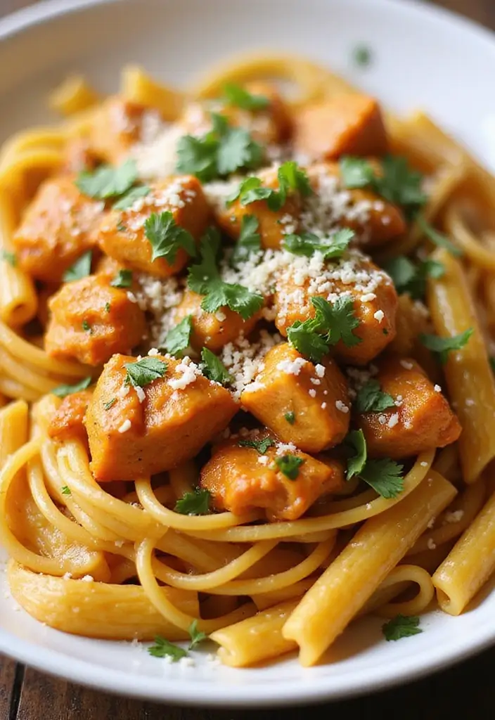 28 How to Make Butter Chicken Recipes That Are Creamy & Authentic - 19. Butter Chicken Pasta