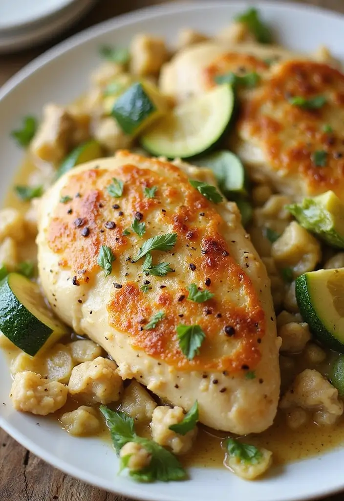 28 Poppy Seed Chicken Casserole Recipes That Are Creamy Comfort - 16. Poppy Seed Chicken Casserole with Zucchini