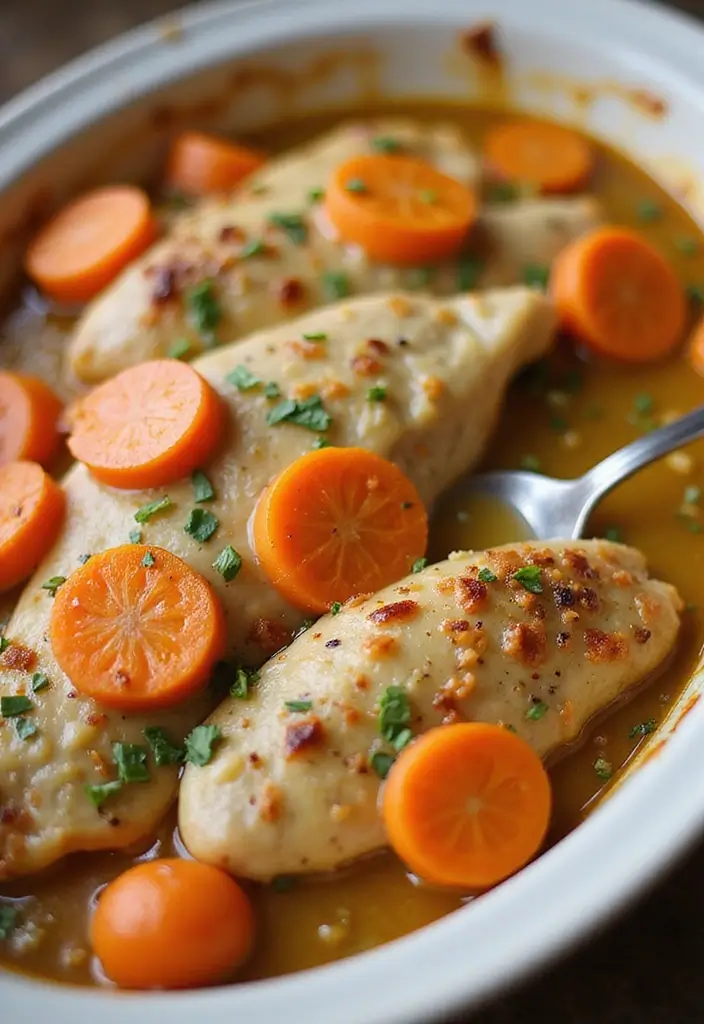 28 Poppy Seed Chicken Casserole Recipes That Are Creamy Comfort - 23. Poppy Seed Chicken Casserole with Carrots