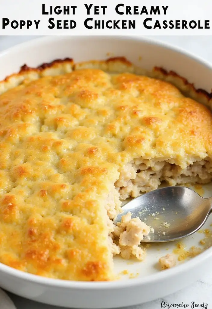 28 Poppy Seed Chicken Casserole Recipes That Are Creamy Comfort - 6. Poppy Seed Chicken Casserole with Cauliflower Rice