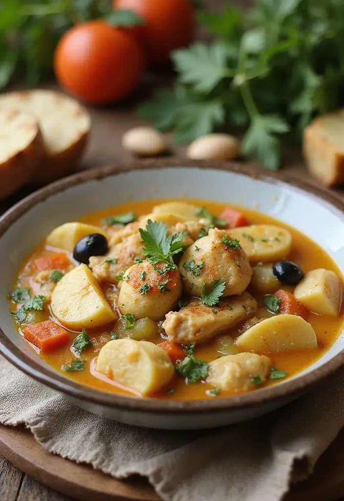 29 Chicken and Potato Soup Recipes That Warm You Up - 12. Mediterranean Chicken and Potato Soup