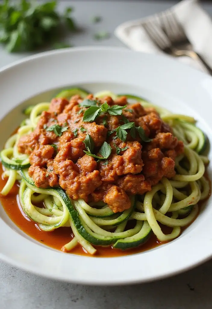 29 Low Carb Ground Chicken Recipes That Are Filling & Flavorful - 23. Ground Chicken Bolognese