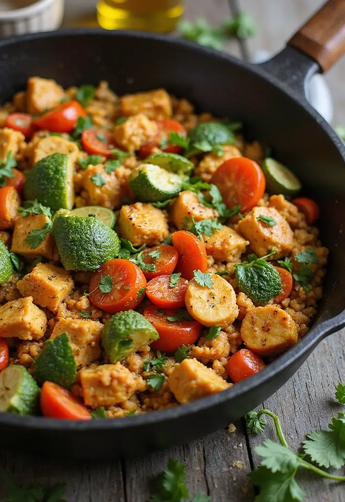 29 Low Carb Ground Chicken Recipes That Are Filling & Flavorful - 25. Ground Chicken and Vegetable Stir-Fry