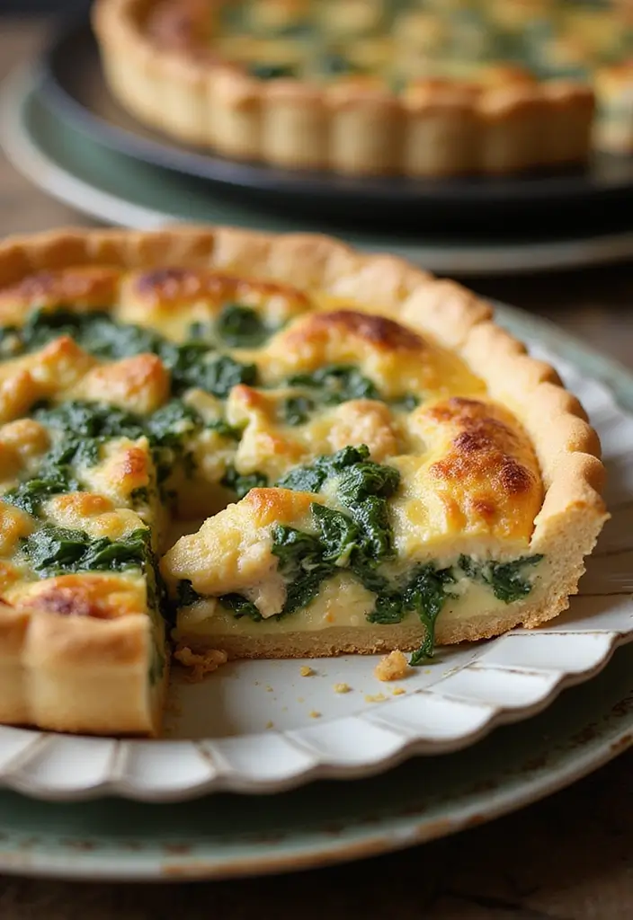 29 Low Carb Ground Chicken Recipes That Are Filling & Flavorful - 28. Ground Chicken and Spinach Quiche