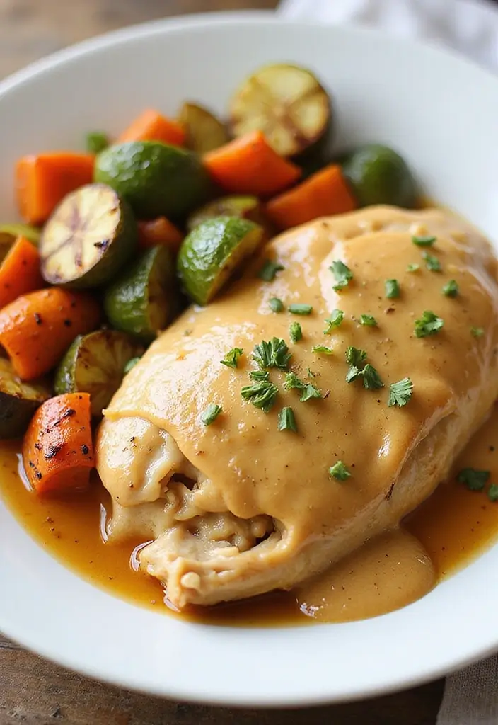 29 Million Dollar Chicken Crockpot Recipes That Feel Rich & Creamy 29 29 Million Dollar Chicken Crockpot Recipes That Feel Rich & Creamy - 28. Creamy Maple Dijon Chicken