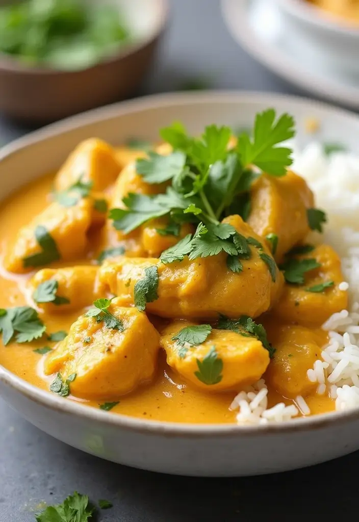 29 Million Dollar Chicken Crockpot Recipes That Feel Rich & Creamy 7 29 Million Dollar Chicken Crockpot Recipes That Feel Rich & Creamy - 6. Creamy Coconut Curry Chicken