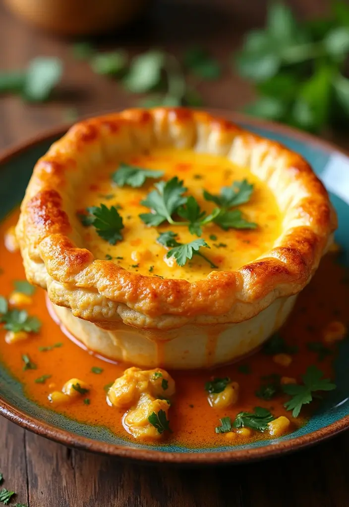 29 Mini Chicken Pot Pies with Biscuits Recipes That Feel Homemade 22 29 Mini Chicken Pot Pies with Biscuits Recipes That Feel Homemade - 21. Indian Butter Chicken Pot Pie