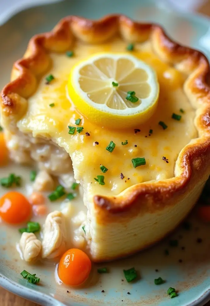 29 Mini Chicken Pot Pies with Biscuits Recipes That Feel Homemade 24 29 Mini Chicken Pot Pies with Biscuits Recipes That Feel Homemade - 23. Chicken Pot Pie with a Twist of Lemon