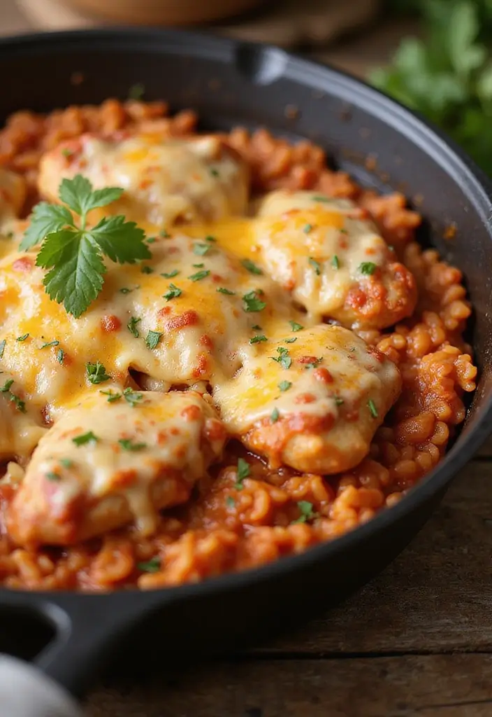29 Rotisserie Chicken and Rice Recipes That Use Leftovers Brilliantly - 12. Italian Chicken and Rice Bake