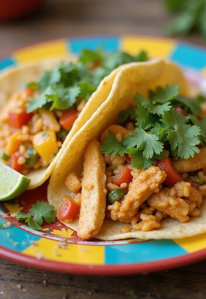 29 Rotisserie Chicken and Rice Recipes That Use Leftovers Brilliantly - 15. Chicken and Rice Tacos
