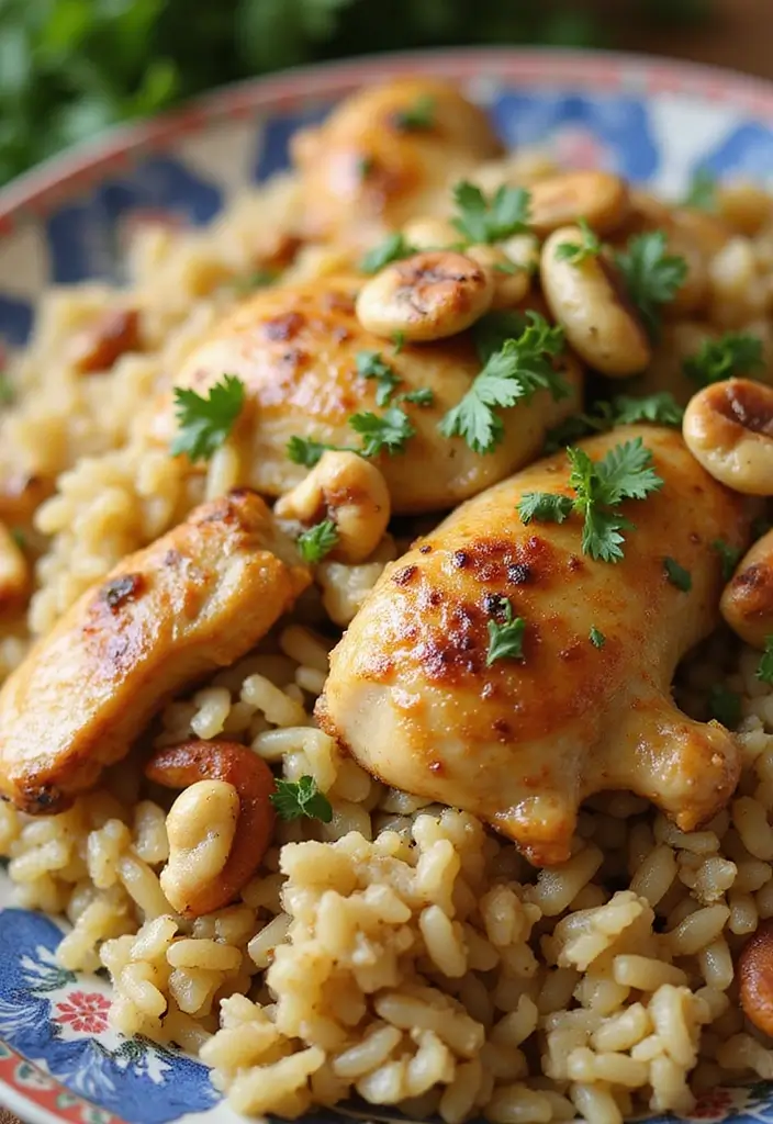29 Rotisserie Chicken and Rice Recipes That Use Leftovers Brilliantly - 29. Chicken and Rice Pilaf with Nuts