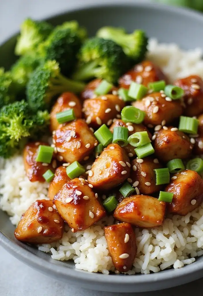 29 Rotisserie Chicken and Rice Recipes That Use Leftovers Brilliantly - 4. Teriyaki Chicken Rice Bowl