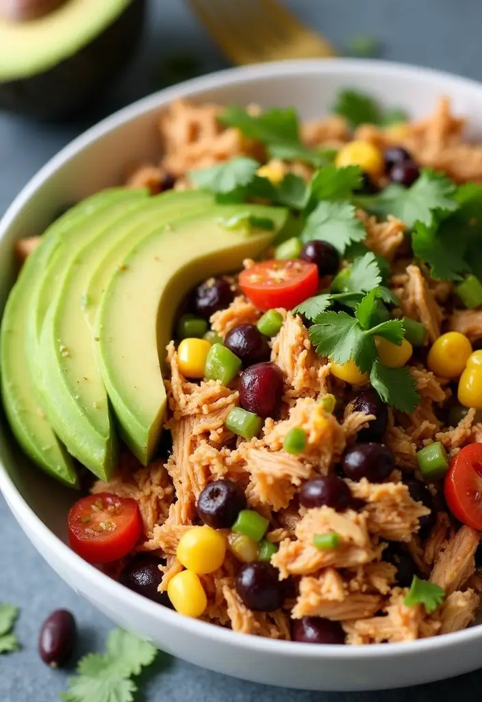 29 Santa Fe Chicken Salad Recipes That Are Spicy & Refreshing 13 29 Santa Fe Chicken Salad Recipes That Are Spicy & Refreshing - 12. Tex-Mex Santa Fe Chicken Salad