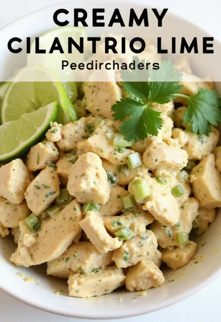 29 Santa Fe Chicken Salad Recipes That Are Spicy & Refreshing 15 29 Santa Fe Chicken Salad Recipes That Are Spicy & Refreshing - 14. Creamy Cilantro Lime Santa Fe Chicken Salad
