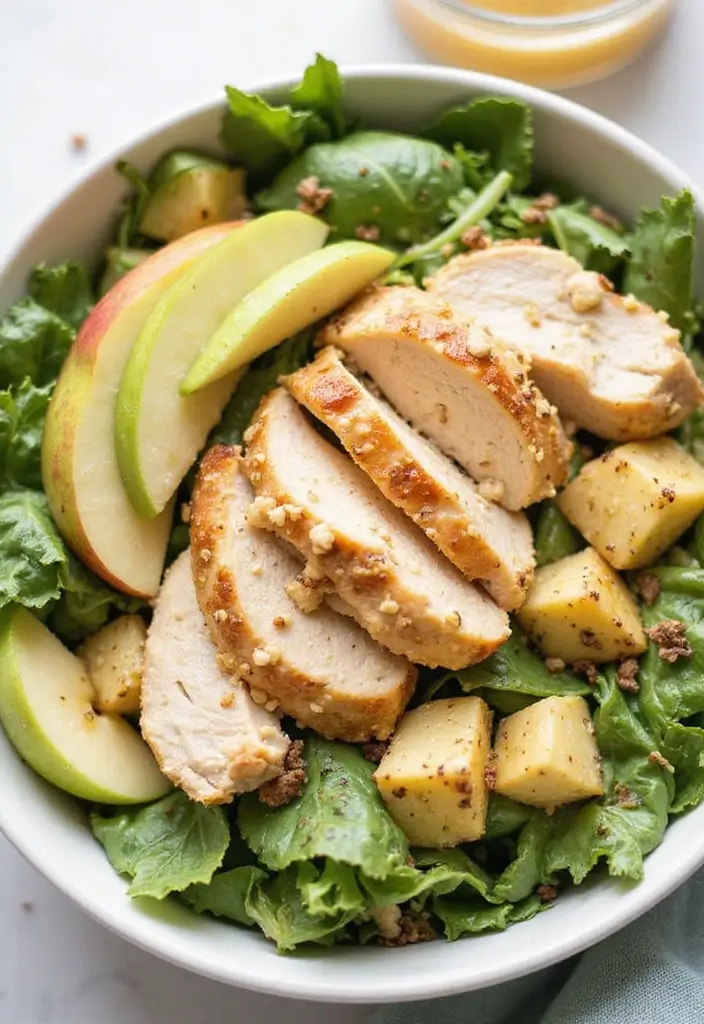 29 Santa Fe Chicken Salad Recipes That Are Spicy & Refreshing 19 29 Santa Fe Chicken Salad Recipes That Are Spicy & Refreshing - 18. Tangy Apple Cider Santa Fe Chicken Salad