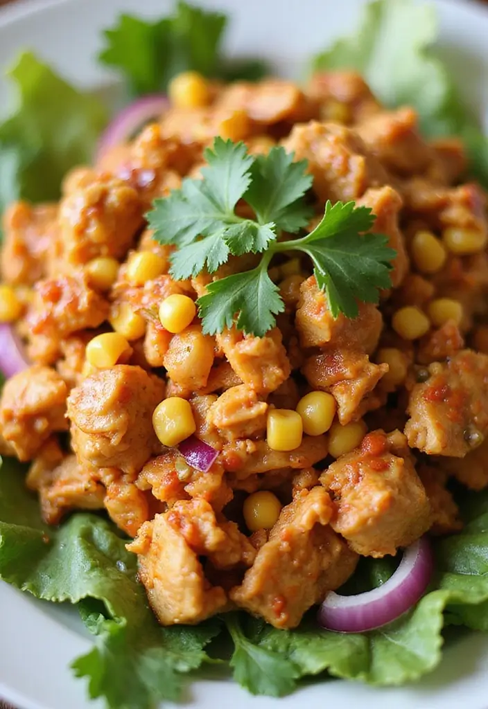 29 Santa Fe Chicken Salad Recipes That Are Spicy & Refreshing 3 29 Santa Fe Chicken Salad Recipes That Are Spicy & Refreshing - 2. Spicy Chipotle Santa Fe Chicken Salad