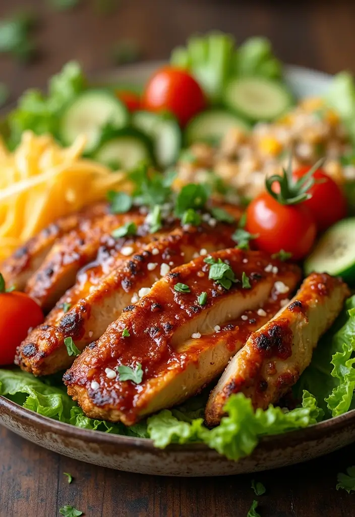 29 Santa Fe Chicken Salad Recipes That Are Spicy & Refreshing 4 29 Santa Fe Chicken Salad Recipes That Are Spicy & Refreshing - 3. Southwest BBQ Chicken Salad