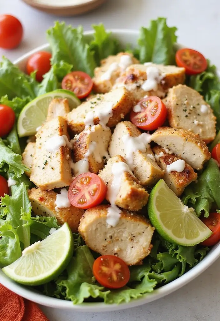 29 Santa Fe Chicken Salad Recipes That Are Spicy & Refreshing 8 29 Santa Fe Chicken Salad Recipes That Are Spicy & Refreshing - 7. Zesty Ranch Santa Fe Chicken Salad