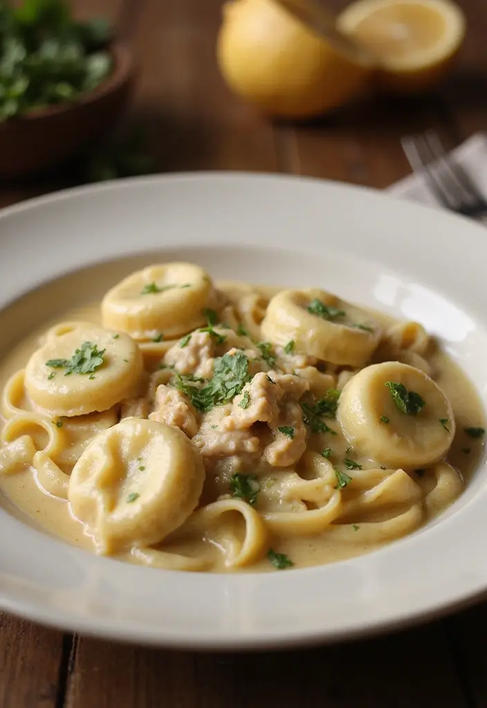 29 Slow Cooker Olive Garden Chicken Pasta Recipes That Feel Indulgent - 12. Olive Garden Chicken Tortellini Pasta