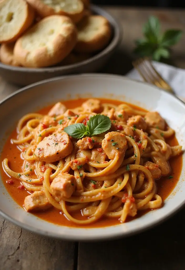 29 Slow Cooker Olive Garden Chicken Pasta Recipes That Feel Indulgent - 5. Spicy Olive Garden Chicken Pasta