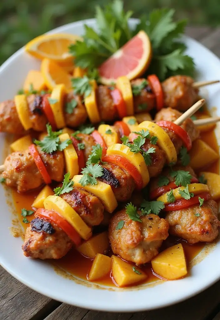 30 Bang Bang Chicken Skewers You’ll Grill All Summer - 14. Sweet and Sour Bang Bang Chicken Skewers