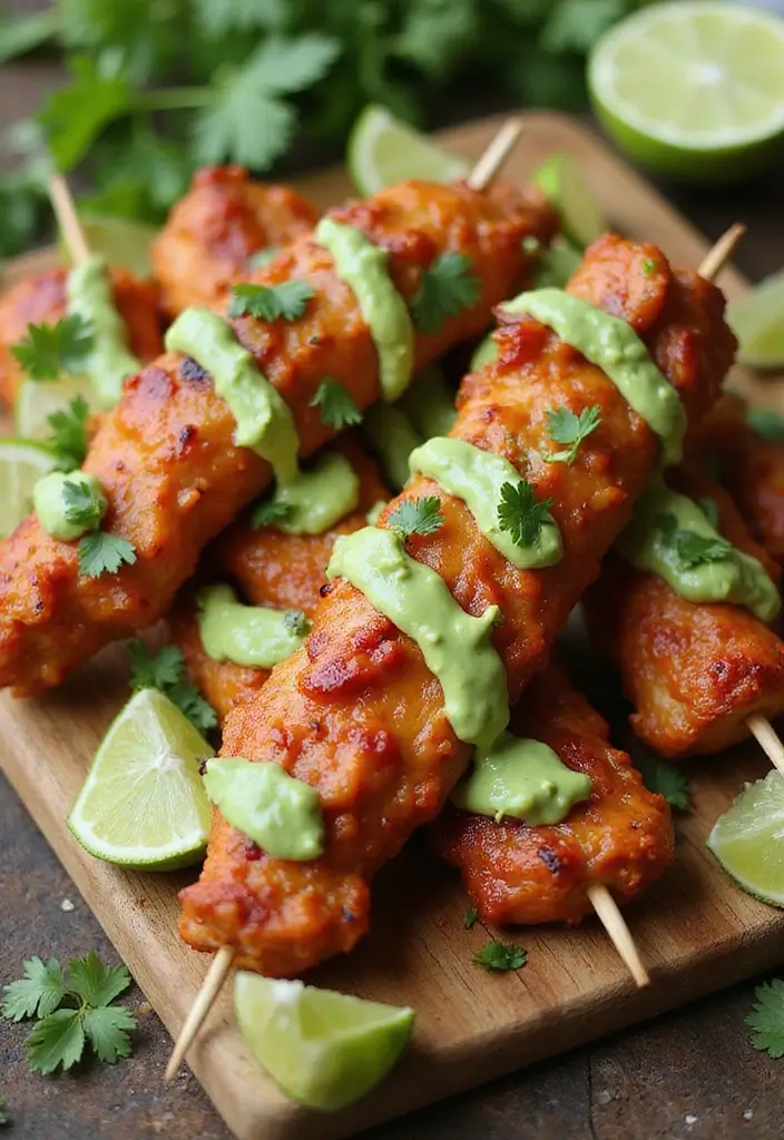 30 Bang Bang Chicken Skewers You’ll Grill All Summer - 4. Spicy Chipotle Bang Bang Chicken Skewers