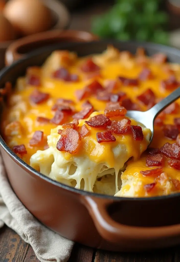 30 Chicken Bacon Potato Casserole Recipes That Feel Like Heaven - 17. Classic Chicken Bacon Potato Casserole