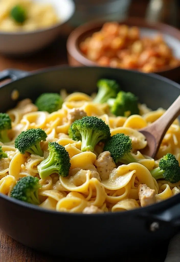 30 Creamy Italian Chicken Pasta Recipes That Feel Like a Tuscan Dinner - 2. One-Pot Creamy Chicken and Broccoli Pasta