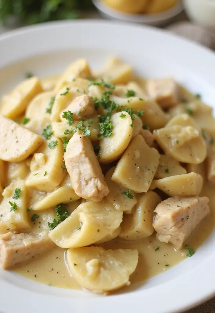 30 Creamy Italian Chicken Pasta Recipes That Feel Like a Tuscan Dinner - 24. Creamy Chicken and Artichoke Pasta