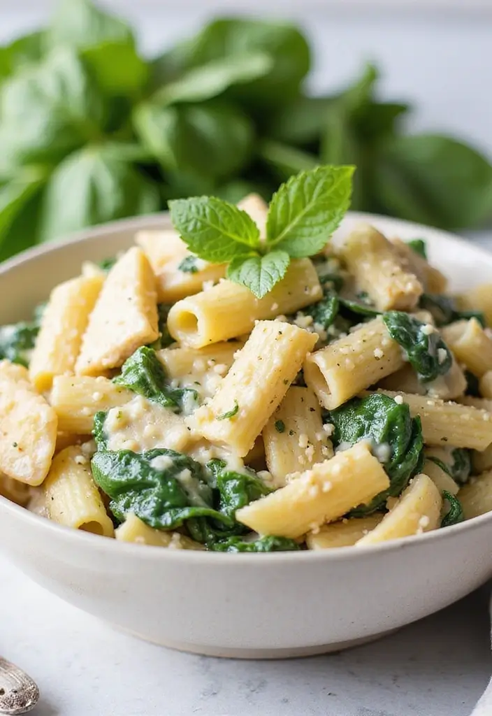 30 Creamy Italian Chicken Pasta Recipes That Feel Like a Tuscan Dinner - 27. Creamy Chicken and Lemon Spinach Pasta