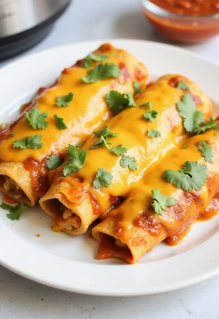 30 Instant Pot Chicken Enchiladas Recipes That Are Fast & Flavorful 2 30 Instant Pot Chicken Enchiladas Recipes That Are Fast & Flavorful - 1. Classic Instant Pot Chicken Enchiladas