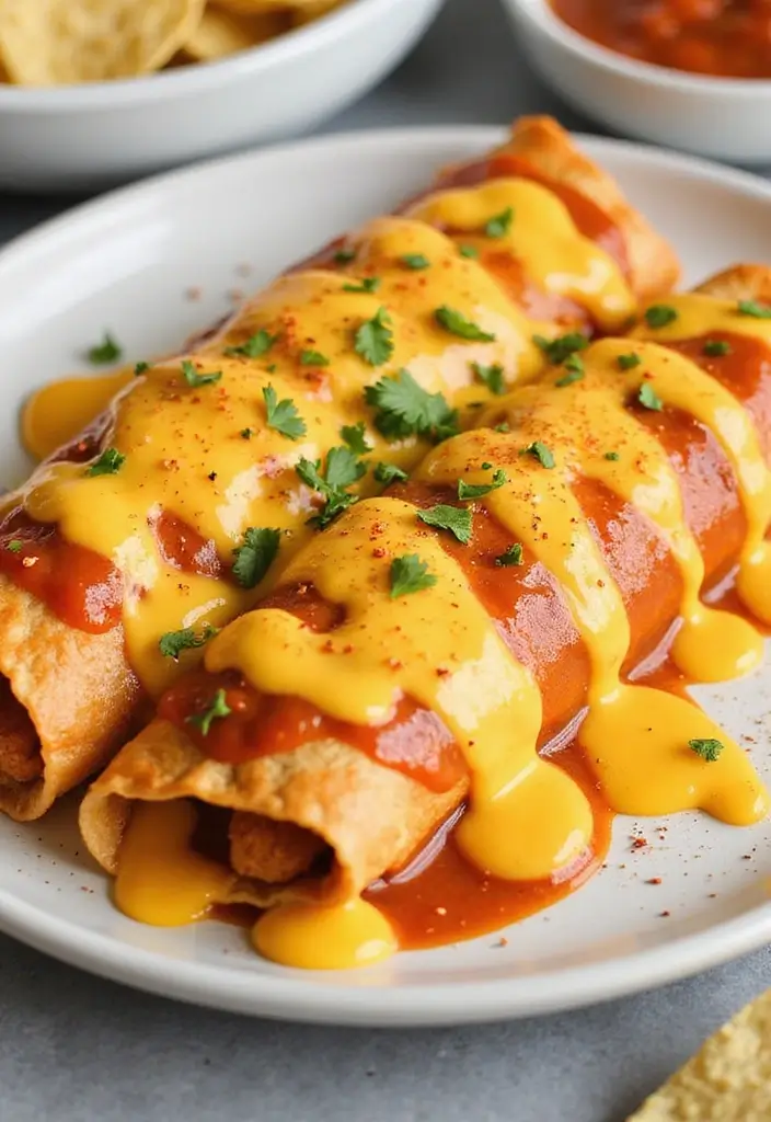 30 Instant Pot Chicken Enchiladas Recipes That Are Fast & Flavorful 12 30 Instant Pot Chicken Enchiladas Recipes That Are Fast & Flavorful - 11. Instant Pot Chicken Enchiladas with Cheese Sauce