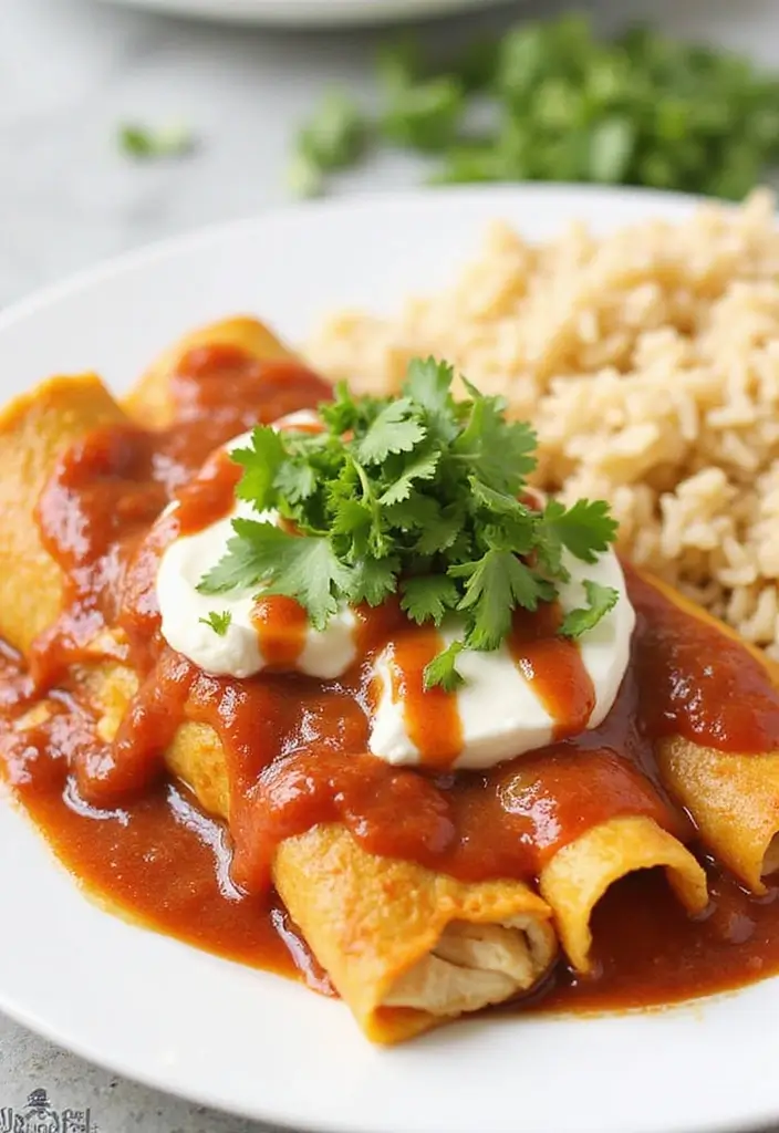 30 Instant Pot Chicken Enchiladas Recipes That Are Fast & Flavorful 13 30 Instant Pot Chicken Enchiladas Recipes That Are Fast & Flavorful - 12. Instant Pot Chicken Enchiladas with Cream Cheese