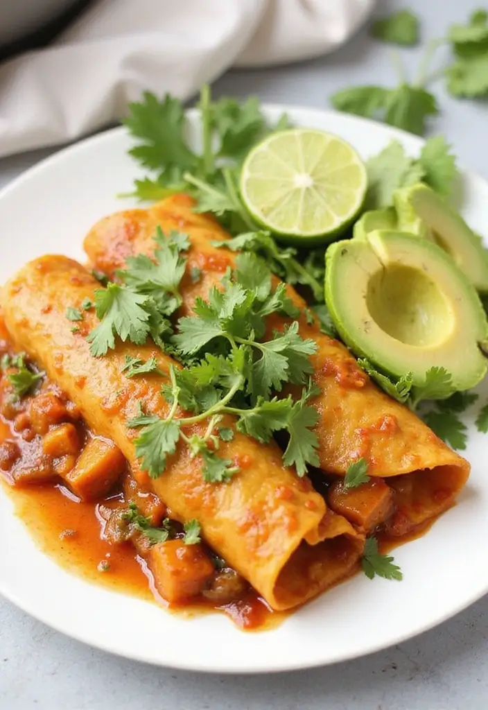 30 Instant Pot Chicken Enchiladas Recipes That Are Fast & Flavorful 14 30 Instant Pot Chicken Enchiladas Recipes That Are Fast & Flavorful - 13. Instant Pot Chicken Enchiladas with Sweet Potatoes