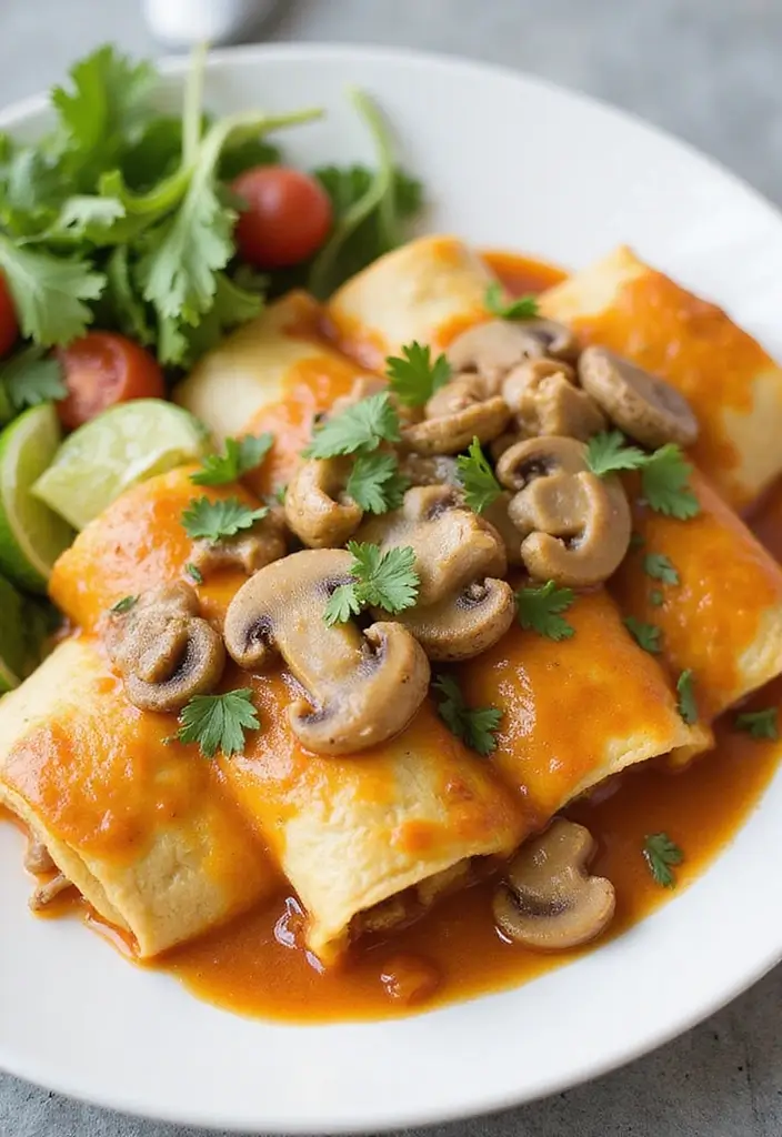 30 Instant Pot Chicken Enchiladas Recipes That Are Fast & Flavorful 19 30 Instant Pot Chicken Enchiladas Recipes That Are Fast & Flavorful - 18. Instant Pot Chicken Enchiladas with Mushrooms