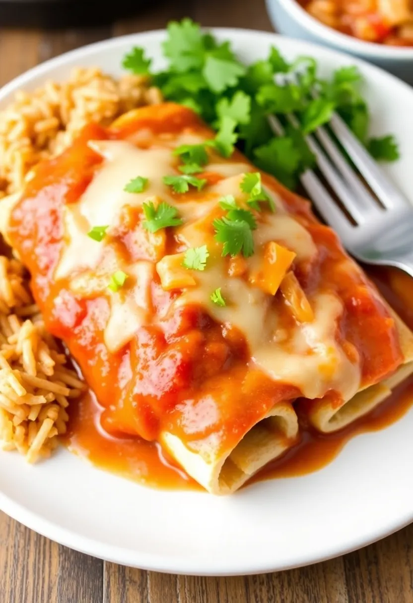 30 Instant Pot Chicken Enchiladas Recipes That Are Fast & Flavorful 27 30 Instant Pot Chicken Enchiladas Recipes That Are Fast & Flavorful - 26. Instant Pot Chicken Enchiladas with Chorizo