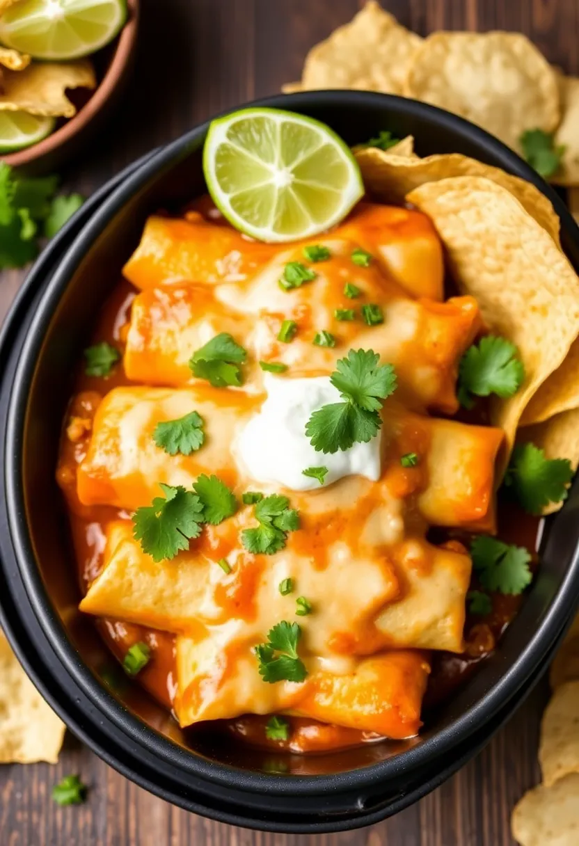 30 Instant Pot Chicken Enchiladas Recipes That Are Fast & Flavorful 30 30 Instant Pot Chicken Enchiladas Recipes That Are Fast & Flavorful - 29. Instant Pot Chicken Enchiladas with Cilantro