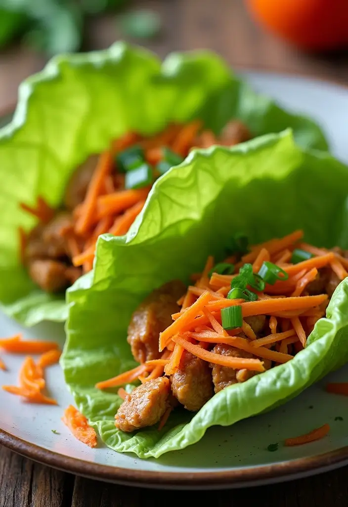 30 Orange Chicken Recipe Easy Versions That Are Crispy & Tangy - 10. Orange Chicken Lettuce Wraps