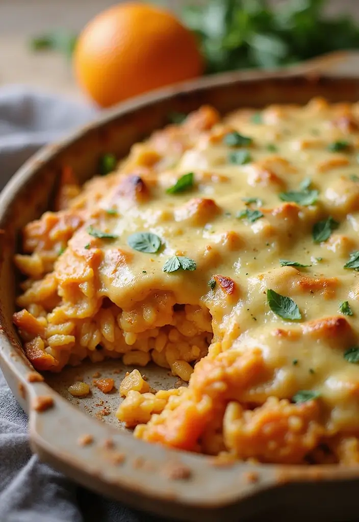 30 Orange Chicken Recipe Easy Versions That Are Crispy & Tangy - 14. Orange Chicken Rice Casserole