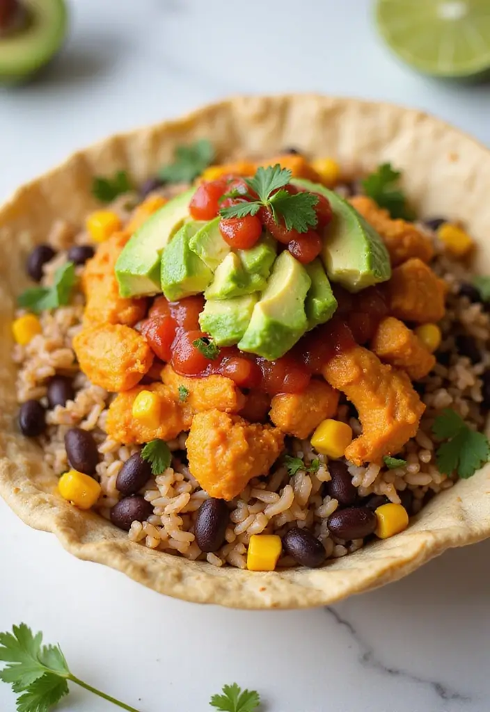 30 Orange Chicken Recipe Easy Versions That Are Crispy & Tangy - 17. Orange Chicken Burrito Bowl