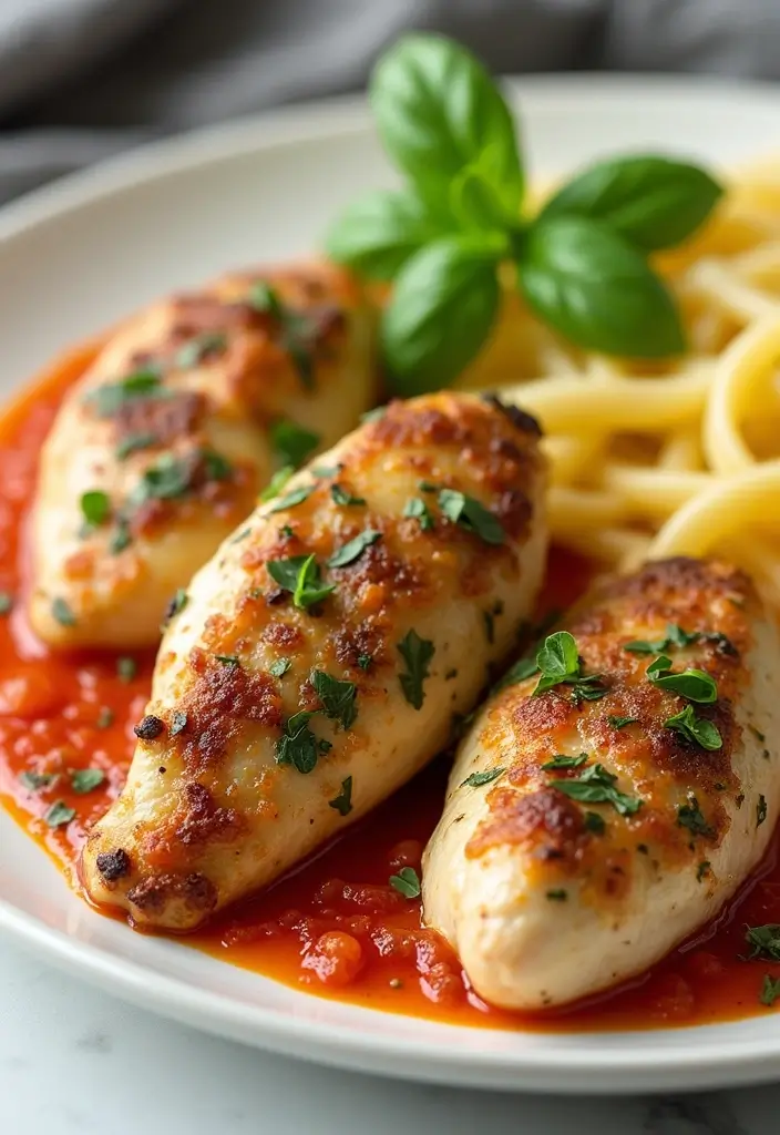 30 Oven Baked Chicken Tenderloins Recipes That Are Crunchy & Easy - 11. Italian Herb Chicken Tenderloins