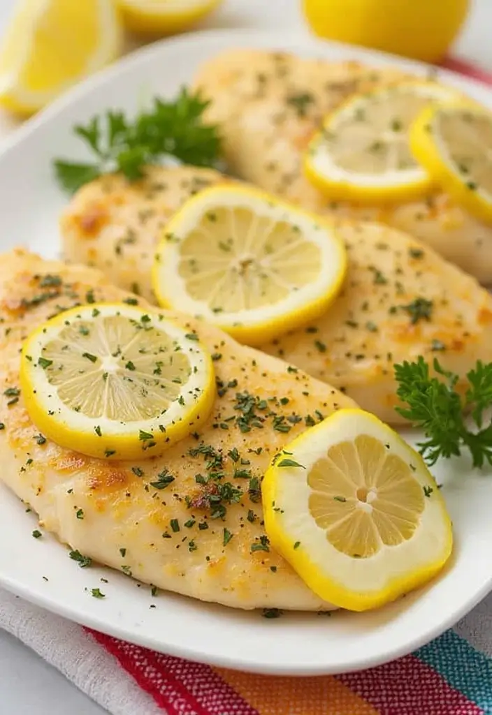 30 Oven Baked Chicken Tenderloins Recipes That Are Crunchy & Easy - 5. Lemon Herb Chicken Tenderloins