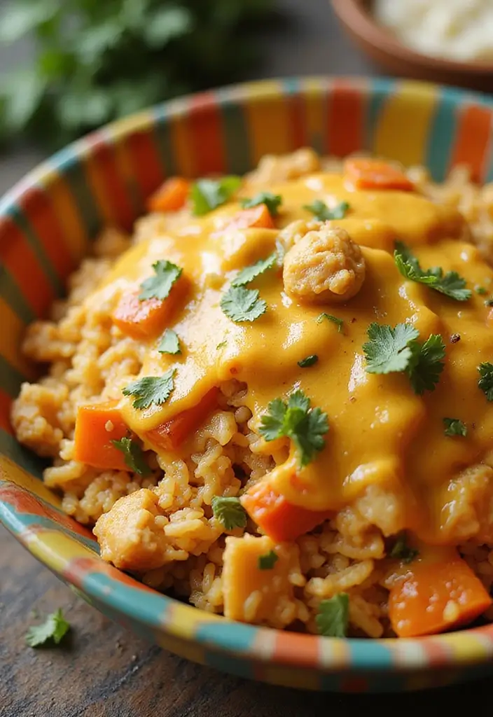 30 Rotisserie Chicken Fried Rice Recipes That Feel Quick & Cozy - 13. Cheesy Chicken Fried Rice