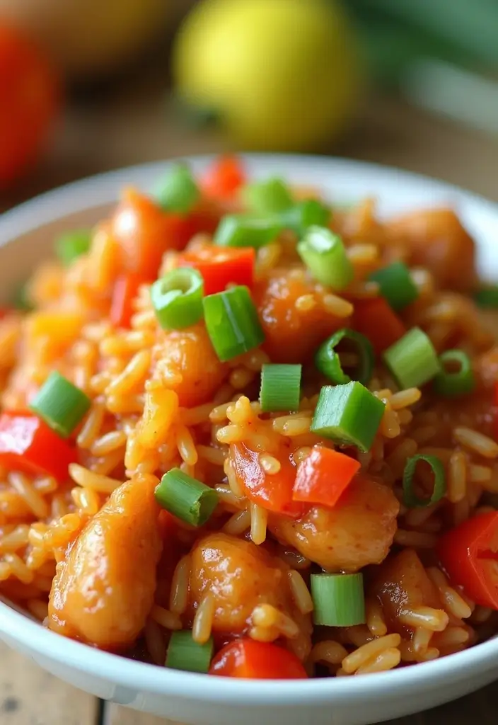 30 Rotisserie Chicken Fried Rice Recipes That Feel Quick & Cozy - 25. Sweet and Sour Chicken Fried Rice