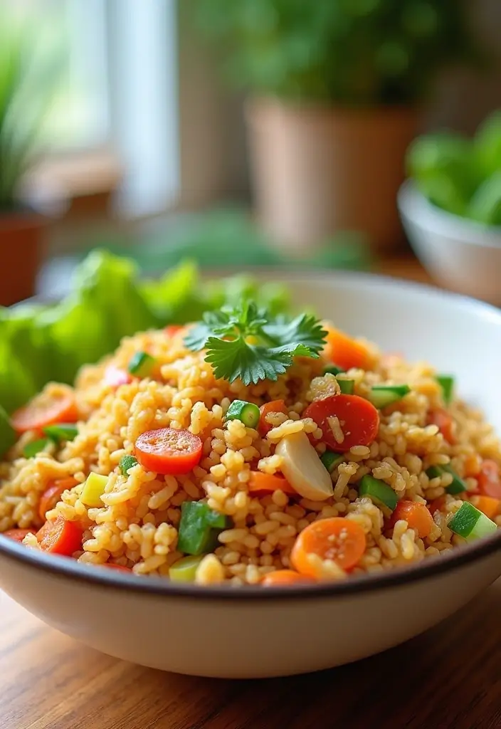 30 Rotisserie Chicken Fried Rice Recipes That Feel Quick & Cozy - 26. Veggie-Loaded Chicken Fried Rice