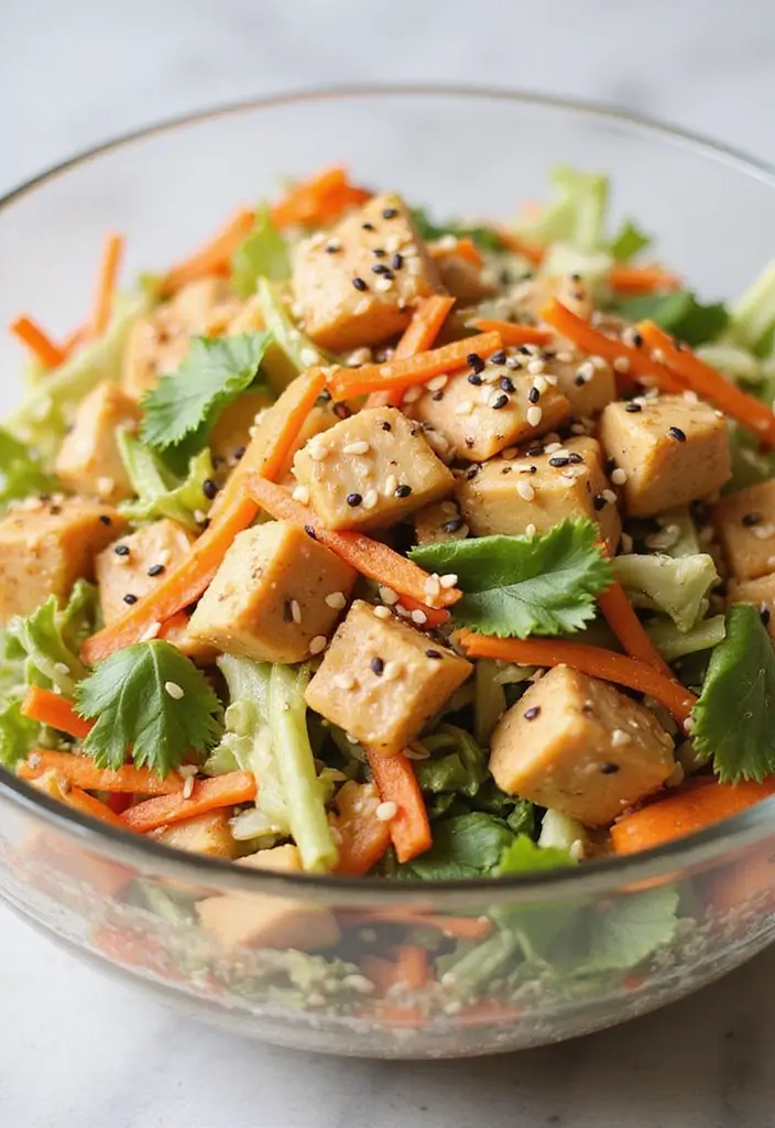 30 Sassy Scotty Chicken Salad Recipe Copycats That Are Sweet & Crunchy - 10. Sesame Ginger Chicken Salad
