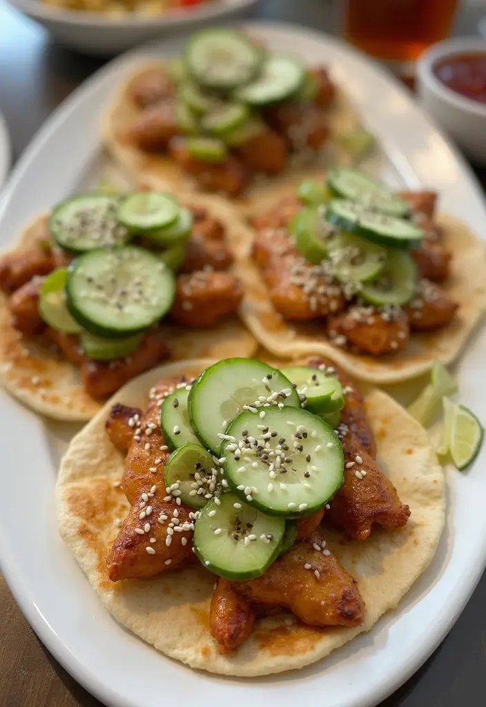 30 Sesame Chicken Recipe Easy Versions That Are Crispy & Quick - 14. Sesame Chicken Flatbreads