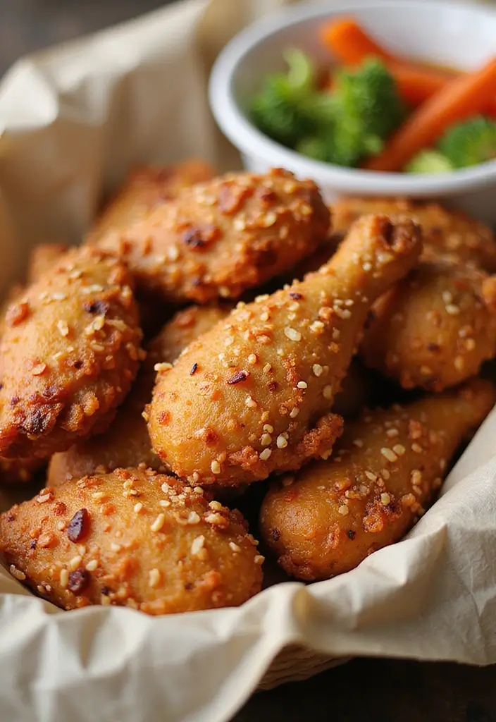 30 Sesame Chicken Recipe Easy Versions That Are Crispy & Quick - 2. Air Fryer Sesame Chicken