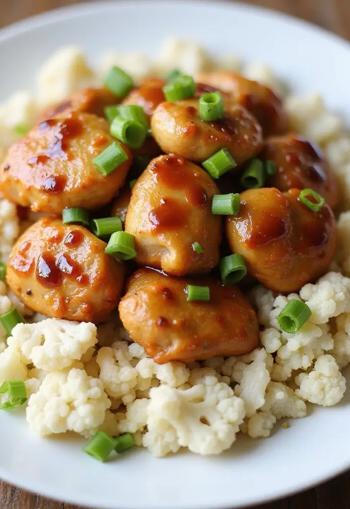 30 Sesame Chicken Recipe Easy Versions That Are Crispy & Quick - 8. Sesame Chicken with Cauliflower Rice